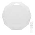 LED Reguliuojamas lubinis šviestuvas DIAMANT LED/50W/230V su nuotoliniu valdymu