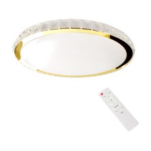 LED Reguliuojamas lubinis šviestuvas LAYLA LED/33W/230V 3000/4000/6000K aukso + valdymo pultas