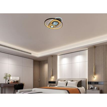LED reguliuojamas lubinis šviestuvas LED/105W/230V 3000-6500K + nuotolinis valdymas
