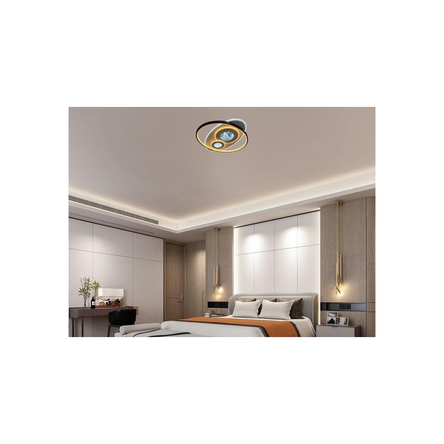 LED reguliuojamas lubinis šviestuvas LED/105W/230V 3000-6500K + nuotolinis valdymas