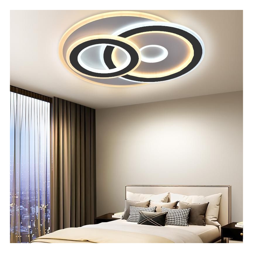 LED Reguliuojamas lubinis šviestuvas LED/105W/230V 3000-6500K + valdymo pultas