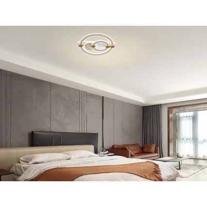 LED Reguliuojamas lubinis šviestuvas LED/120W/230V 3000-6500K + nuotolinis valdymas