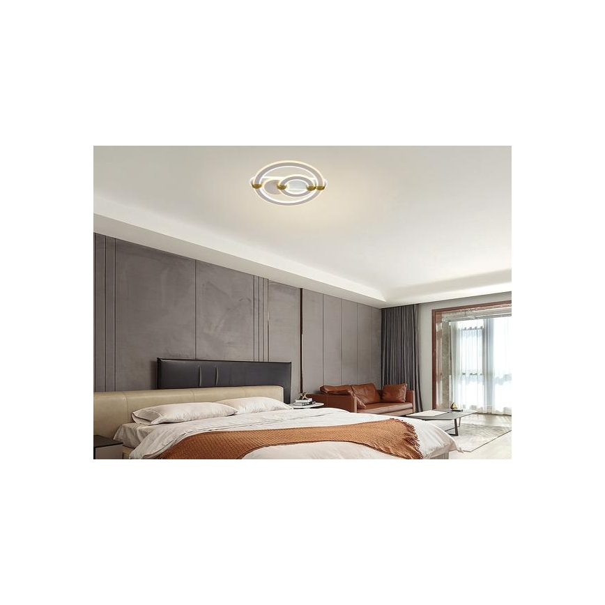 LED Reguliuojamas lubinis šviestuvas LED/120W/230V 3000-6500K + nuotolinis valdymas