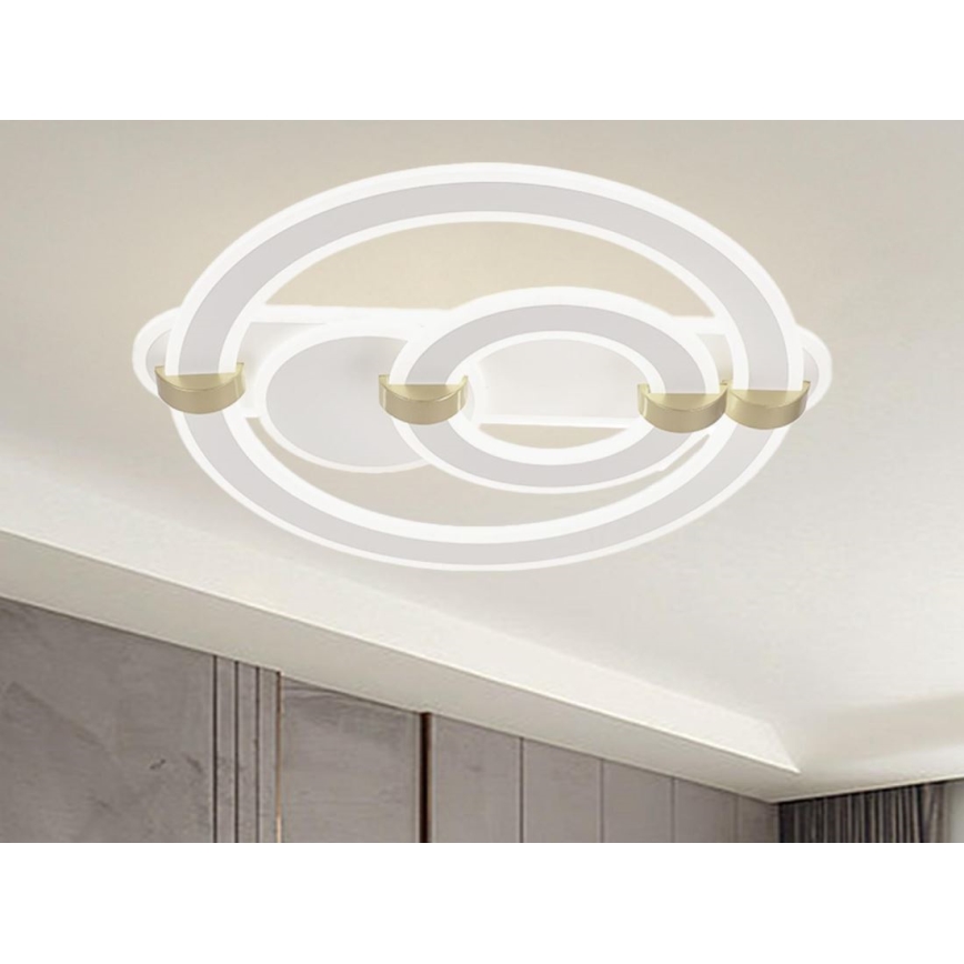 LED Reguliuojamas lubinis šviestuvas LED/120W/230V 3000-6500K + nuotolinis valdymas