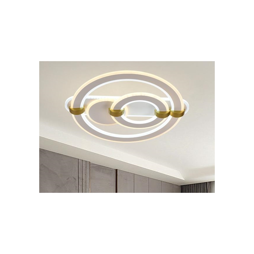 LED Reguliuojamas lubinis šviestuvas LED/120W/230V 3000-6500K + nuotolinis valdymas