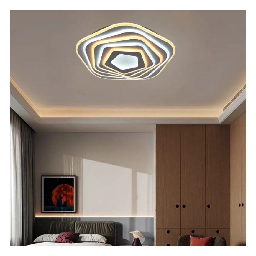 LED Reguliuojamas lubinis šviestuvas LED/125W/230V 3000-6500K + valdymo pultas