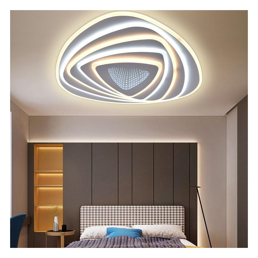 LED Reguliuojamas lubinis šviestuvas LED/130W/230V 3000-6500K + valdymo pultas