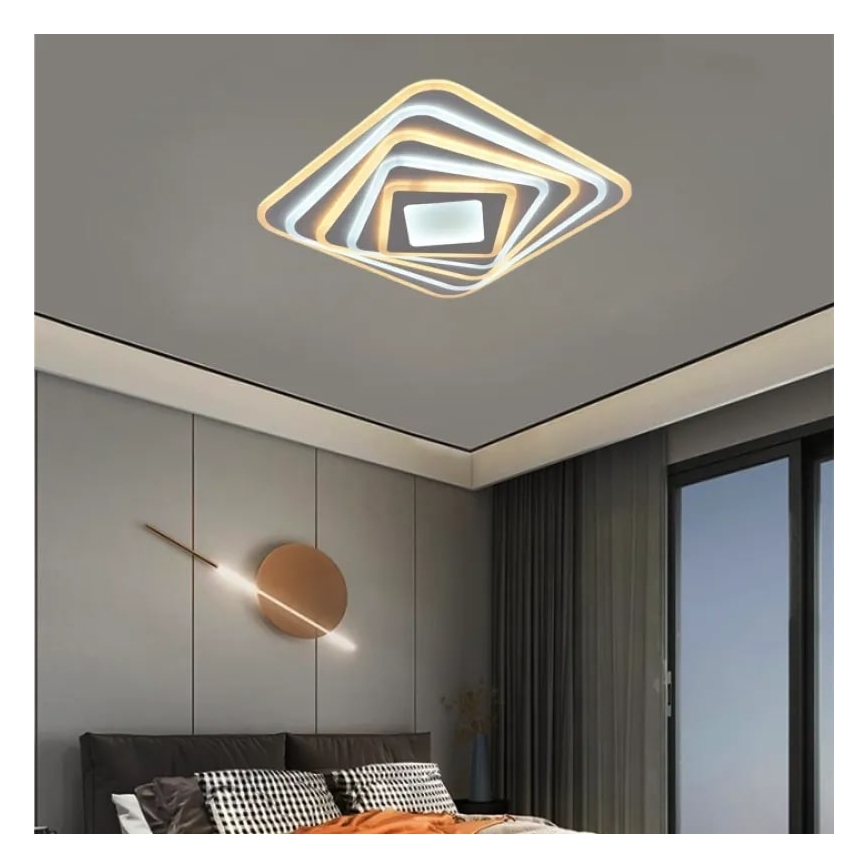 LED Reguliuojamas lubinis šviestuvas LED/150W/230V 3000-6500K + valdymo pultas