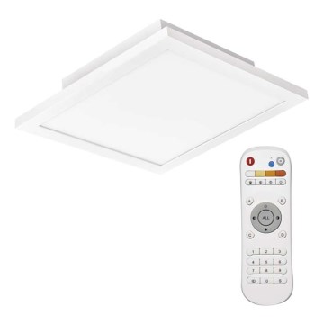 LED Reguliuojamas lubinis šviestuvas LED/20W/230V kvadratinis + valdymo pultas 2700K-6000K