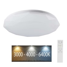 LED Reguliuojamas lubinis šviestuvas LED/40W/230V 3000K/4000K/6500K + valdymo pultas