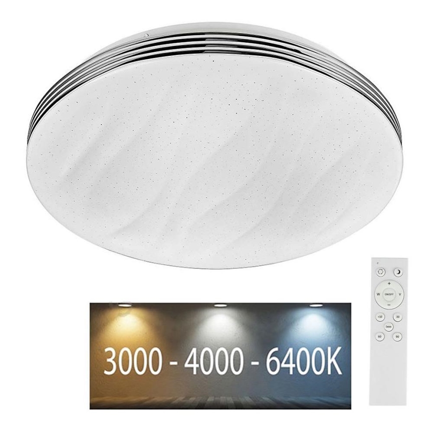 LED Reguliuojamas lubinis šviestuvas LED/40W/230V 3000K/4000K/6500K + VP