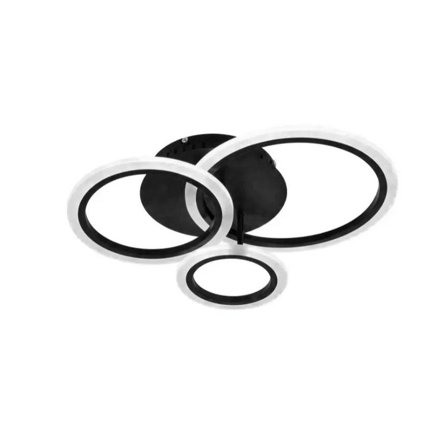 LED Reguliuojamas paviršinis šviestuvas LED/40W/230V 3000-6500K juodas + nuotolinio valdymo pultas