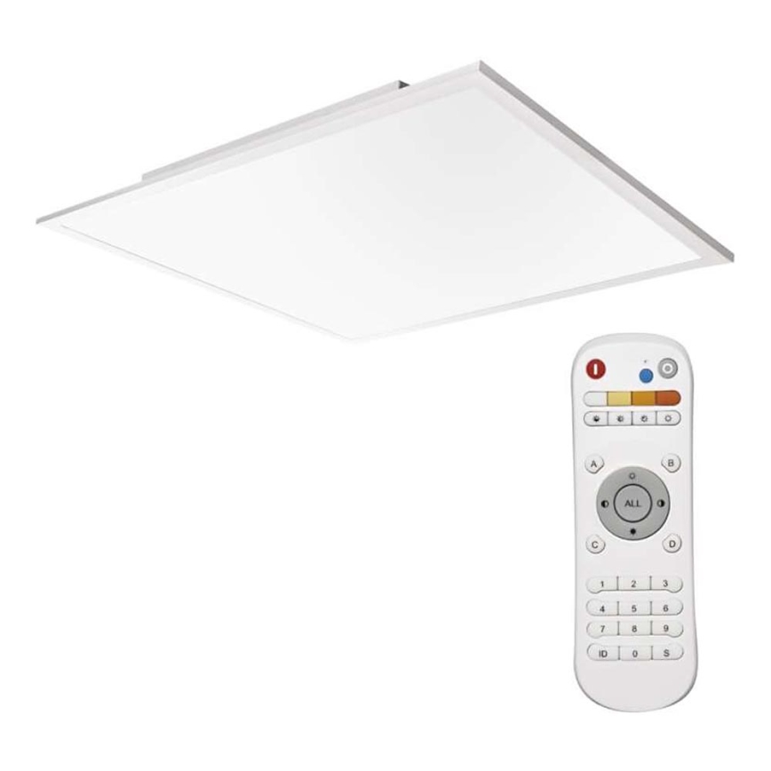 LED Reguliuojamas lubinis šviestuvas LED/40W/230V kvadratinis + valdymo pultas 2700K-6000K