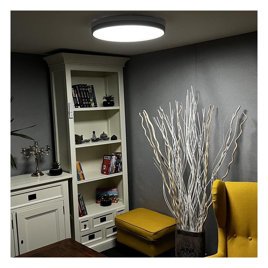 LED Reguliuojamas lubinis šviestuvas LED/48W/230V 2700-6500K Wi-Fi Tuya + valdymo pultas