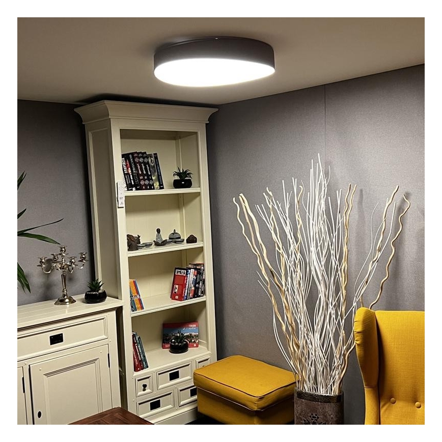LED Reguliuojamas lubinis šviestuvas LED/48W/230V 2700-6500K Wi-Fi Tuya + valdymo pultas