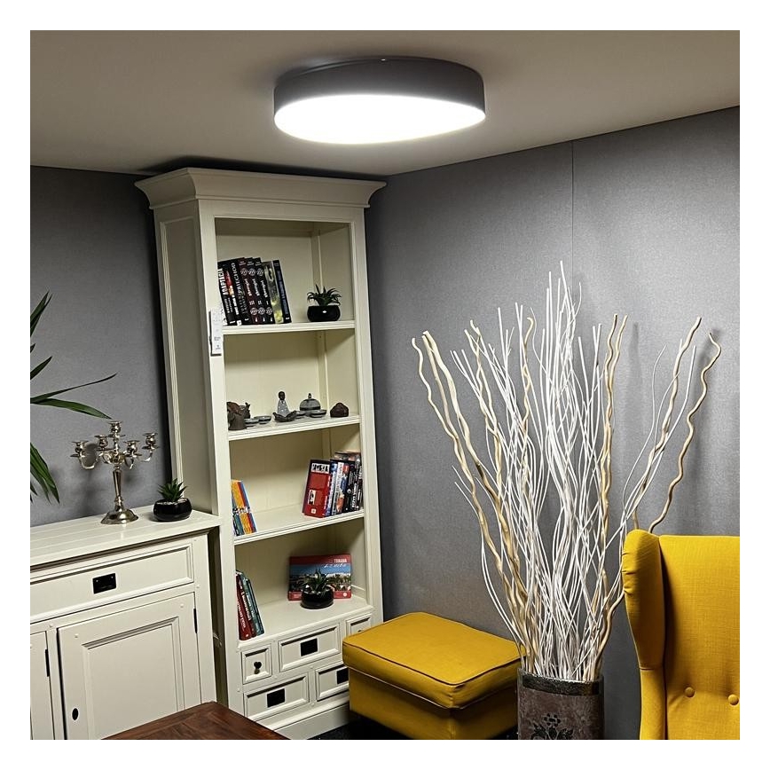 LED Reguliuojamas lubinis šviestuvas LED/48W/230V 2700-6500K Wi-Fi Tuya + valdymo pultas