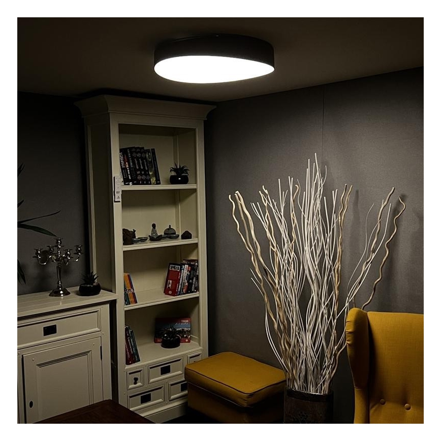 LED Reguliuojamas lubinis šviestuvas LED/48W/230V 2700-6500K Wi-Fi Tuya + valdymo pultas