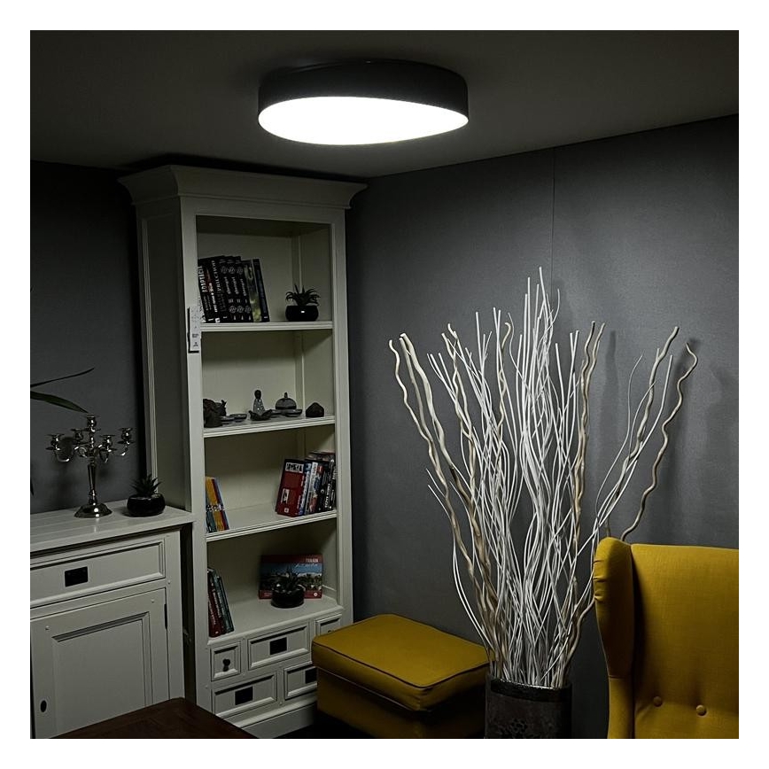 LED Reguliuojamas lubinis šviestuvas LED/48W/230V 2700-6500K Wi-Fi Tuya + valdymo pultas