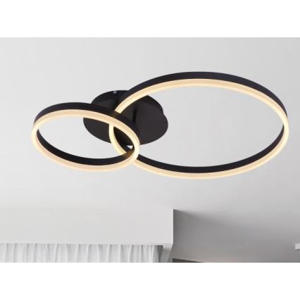 LED Reguliuojamas lubinis šviestuvas LED/55W/230V 3000-6500K + su nuotoliniu pulteliu