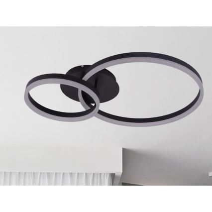 LED Reguliuojamas lubinis šviestuvas LED/55W/230V 3000-6500K + su nuotoliniu pulteliu