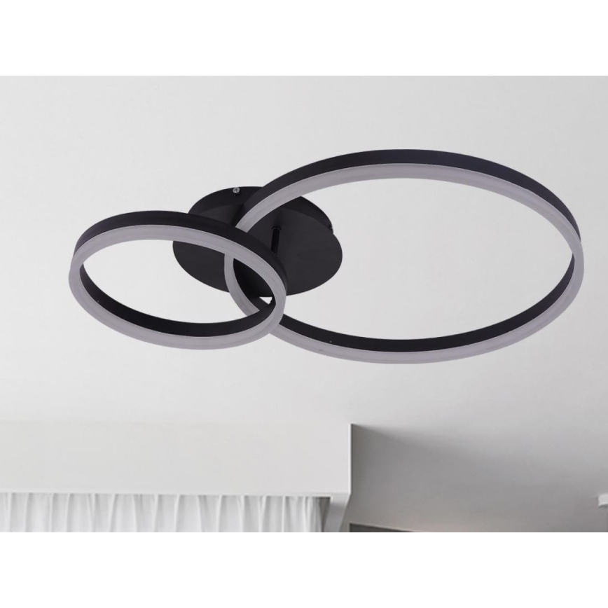 LED Reguliuojamas lubinis šviestuvas LED/55W/230V 3000-6500K + su nuotoliniu pulteliu