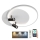 LED Reguliuojamas lubinis šviestuvas LED/65W/230V 3000-6500K baltas + nuotolinis valdymas