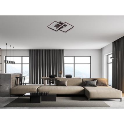LED reguliuojamas lubinis šviestuvas LED/80W/230V 3000-6500K + nuotolinis valdymas