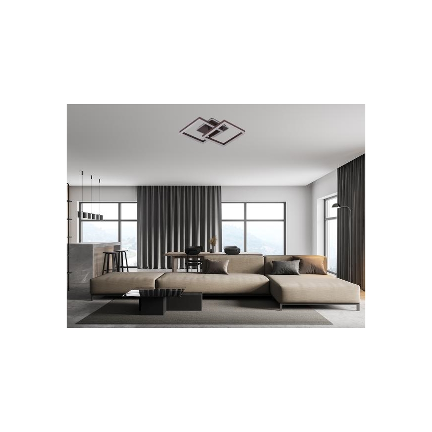 LED reguliuojamas lubinis šviestuvas LED/80W/230V 3000-6500K + nuotolinis valdymas