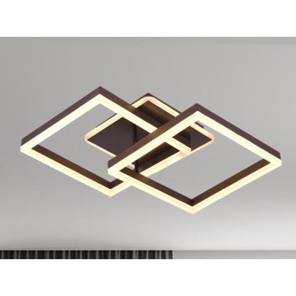 LED reguliuojamas lubinis šviestuvas LED/80W/230V 3000-6500K + nuotolinis valdymas