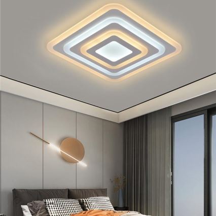 LED Reguliuojamas lubinis šviestuvas LED/80W/230V 3000-6500K + valdymo pultas