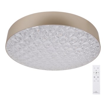 LED Reguliuojamas lubinis šviestuvas LUXON LED/60W/230V 2800-6500K smėlio spalvos + valdymo pultas