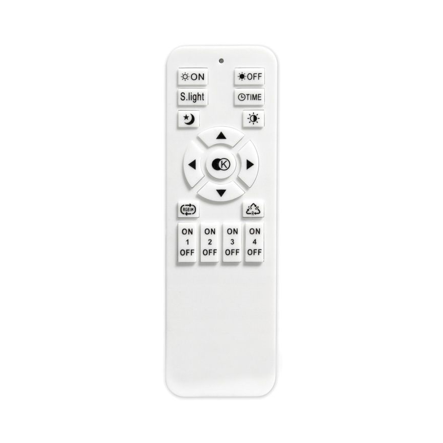 LED Reguliuojamas lubinis šviestuvas NOVA LED/54W/230V 3000-6500K juodas + VP