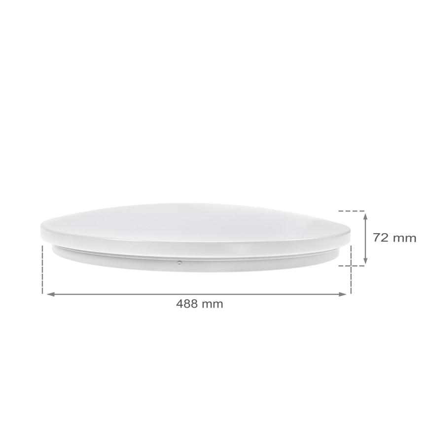LED Reguliuojamas lubinis šviestuvas NYMPHEA LED/36W/230V 2700-6500K Wi-Fi Tuya