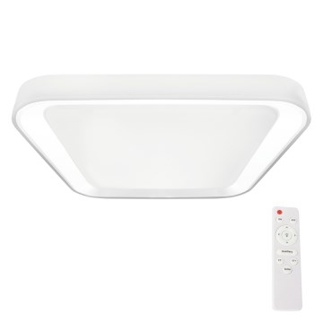 LED Reguliuojamas lubinis šviestuvas QUADRO LED/38W/230V 3000-6000K baltas + valdymo pultas