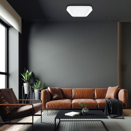 LED Reguliuojamas lubinis šviestuvas QUADRO LED/66W/230V 3000-6000K baltas + valdymo pultas