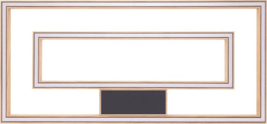 LED Reguliuojamas lubinis šviestuvas RAMME 2xLED/28,5W/230V ąžuolas