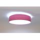 LED Reguliuojamas lubinis šviestuvas SMART GALAXY LED/24W/230V rožinė/sidabrinė 3000-6500K + nuotolinio valdymo pultas