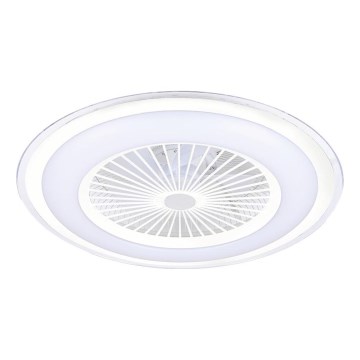 LED Reguliuojamas lubinis šviestuvas su ventiliatoriumi ZONDA LED/48W/230V 3000-6000K baltas + nuotolinis valdymas