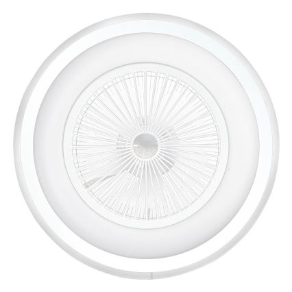 LED Reguliuojamas lubinis šviestuvas su ventiliatoriumi ZONDA LED/48W/230V 3000-6000K baltas + valdymo pultas