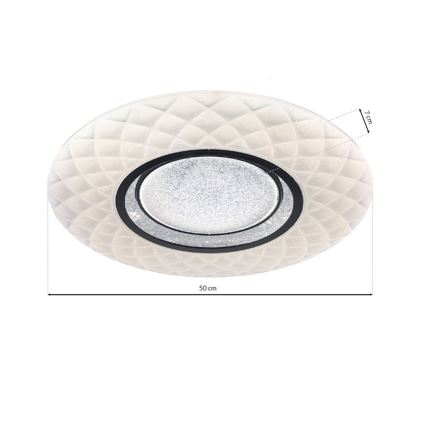 LED Reguliuojamas lubinis šviestuvas TOKYO LED/48W/230V + VP