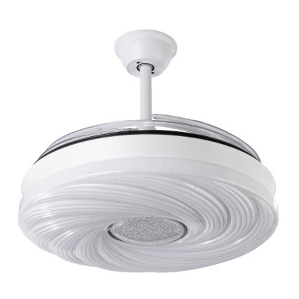 LED Reguliuojamas lubinis ventiliatorius LED/60W/230V 3000-6000K diametras 50 cm balta + nuotolinio valdymo pultas