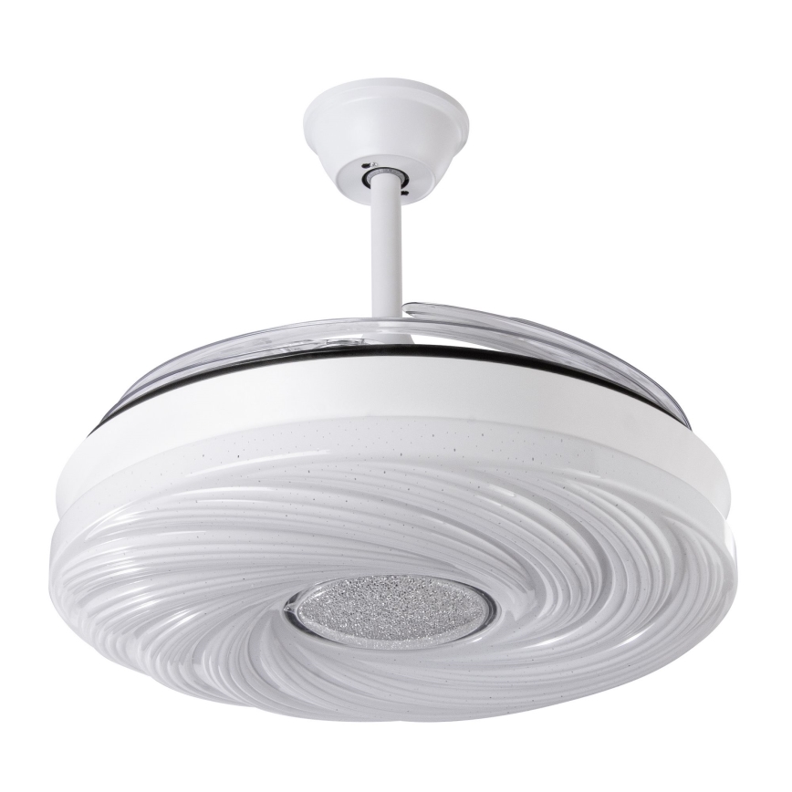 LED Reguliuojamas lubinis ventiliatorius LED/60W/230V 3000-6000K diametras 50 cm balta + nuotolinio valdymo pultas