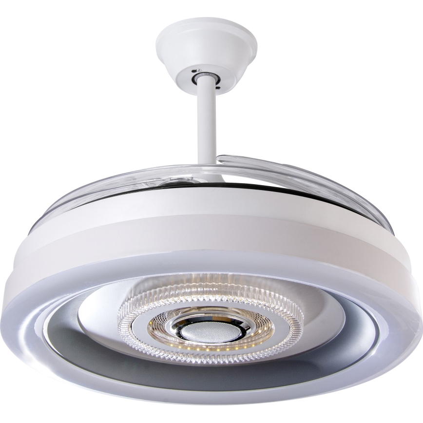 LED reguliuojamo ryškumo lubinis šviestuvas, 60 W, 230 V, 3000–6000K, Ø50 cm, baltas + nuotolinio valdymo pulteliu