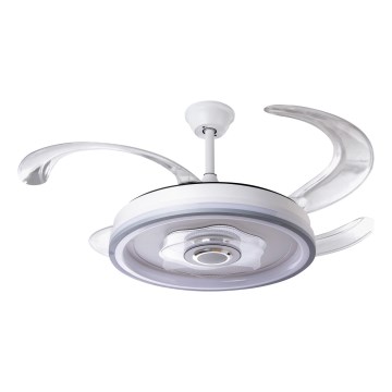 LED Reguliuojamas lubinis ventiliatorius LED/70W/230V 3000-6000K diametras 50 cm balta + nuotolinio valdymo pultas
