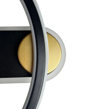 LED Reguliuojamas lubų šviestuvas LED/60W/230V 3000-6500K juodas + nuotolinio valdymo pultas