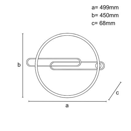 LED Reguliuojamas lubų šviestuvas LED/60W/230V 3000-6500K juodas + nuotolinio valdymo pultas