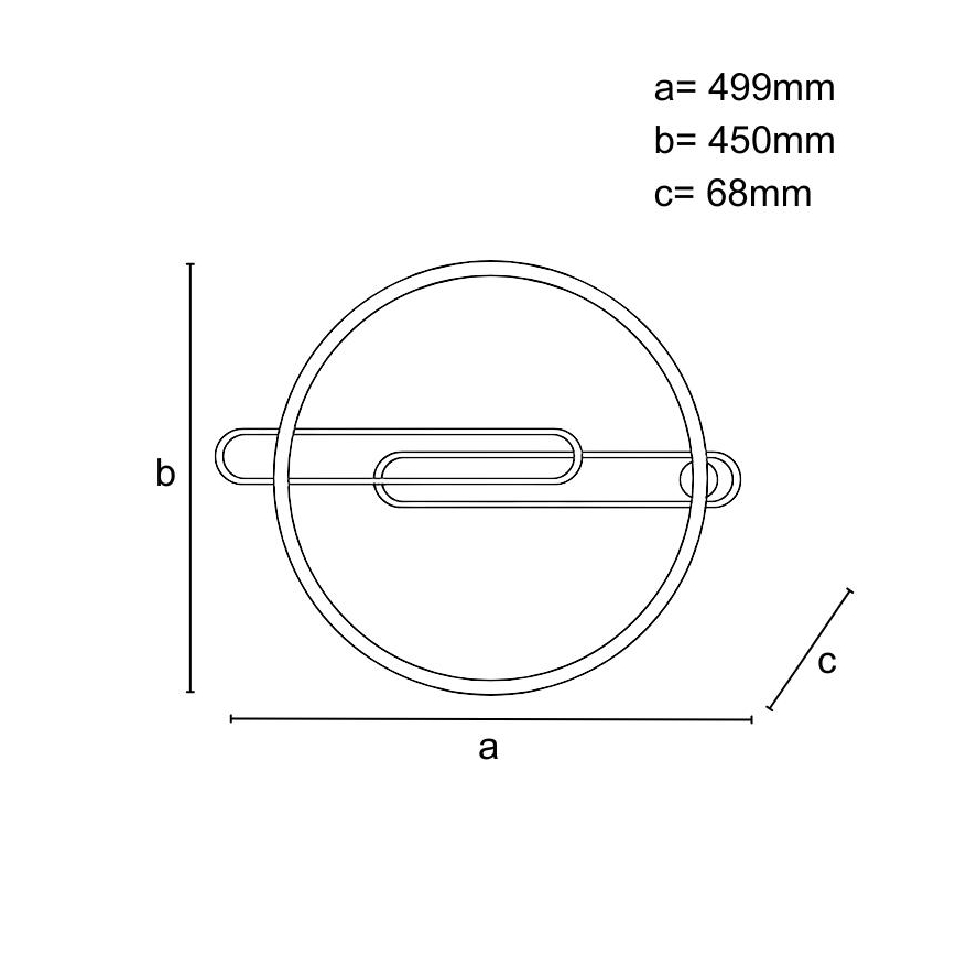 LED Reguliuojamas lubų šviestuvas LED/60W/230V 3000-6500K juodas + nuotolinio valdymo pultas