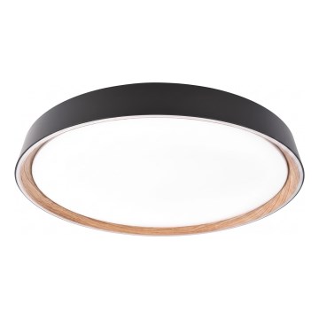 LED reguliuojamas lubų šviestuvas ILVI LED/30W/230V 2700-6500K skersmuo 40 cm juoda/smėlio spalvos + nuotolinis valdymas