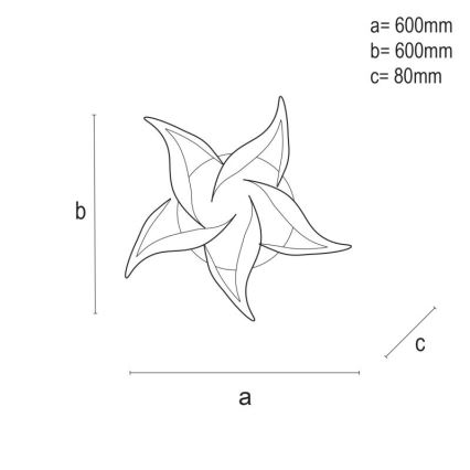 LED reguliuojamas paviršinis šviestuvas LED/100W/230V 3000-6500K + nuotolinis valdymas