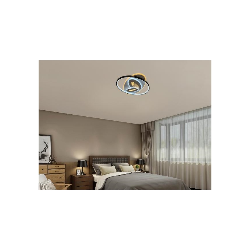 LED reguliuojamas lubų šviestuvas LED/105W/230V 3000-6500K + nuotolinis valdymas